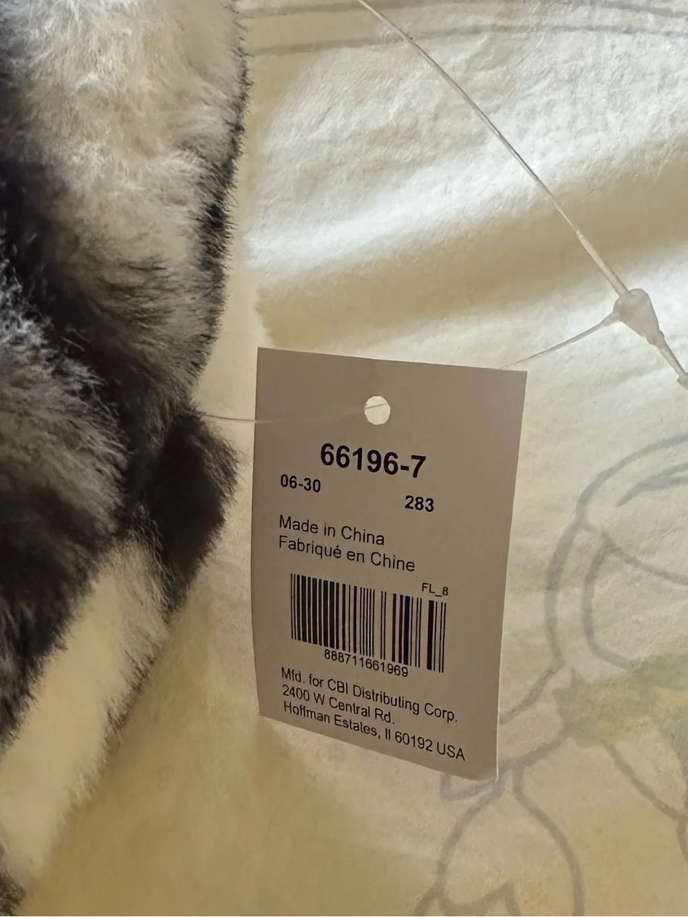 NWT Claire's Zebra Print Faux Fur Plush Crossbody Mini Tote Bag Y2k